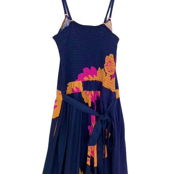 Maaji Convertible Smocked Back Waist Tie Jumpsuit M NWT - Picture 11 of 12